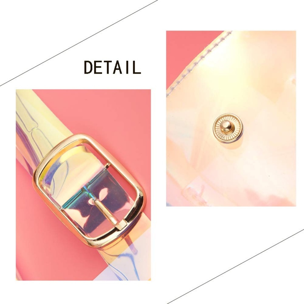 🔴 Holographic Fannypack - Trendy Belt Closure - Picture 7 of 8